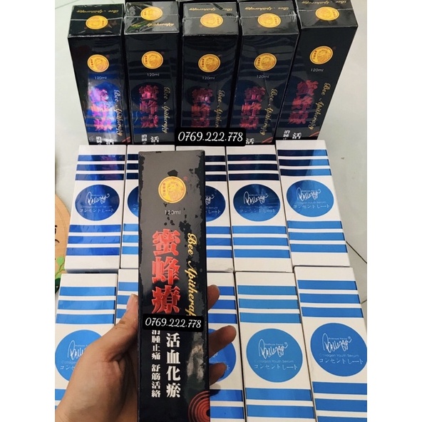 (sản phẩm chính hãng) DẦU NỌC ONG SƯ TỬ ĐỎ BEE APITHERAPY 120ml SINGAPORE có quà tặng