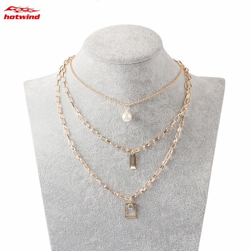 Dây chuyền hợp kim đính trang trí nhiều kiểu dáng phong cách Bohemian