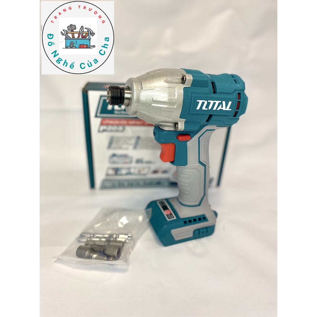 Body máy siết vít dùng pin Lithium-Ion 20V TOTAL TIRLI20030 Máy bắn vít chính hãng (brusless)(không kèm pin sạc)
