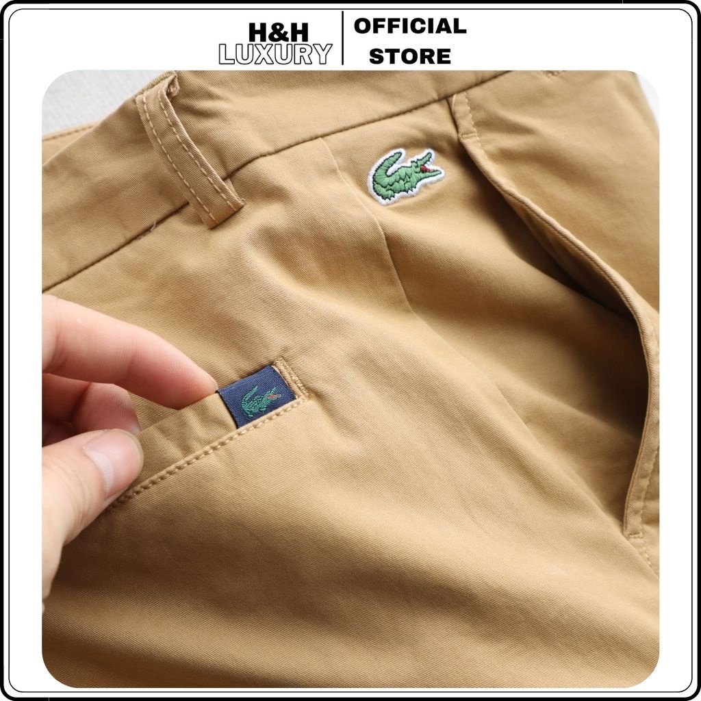 Quần kaki nam ống suông, quần kaki cao cấp chất liệu kaki siêu nhẹ xuất xịn - H&H LUXURY
