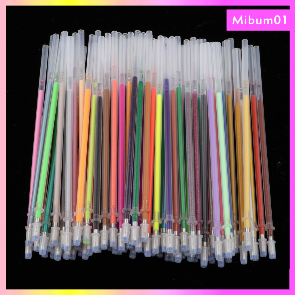 Set 60 / 72 / 100 / 84 Ruột Bút Gel Nhiều Màu Sắc Ngòi 1mm