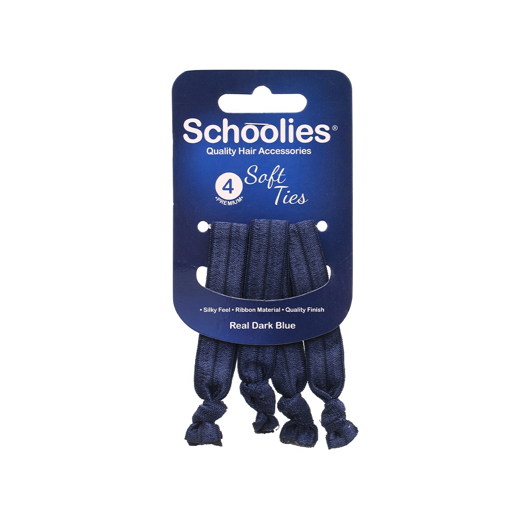 Bộ 4 dây cột tóc ánh kim tuyến Schoolies