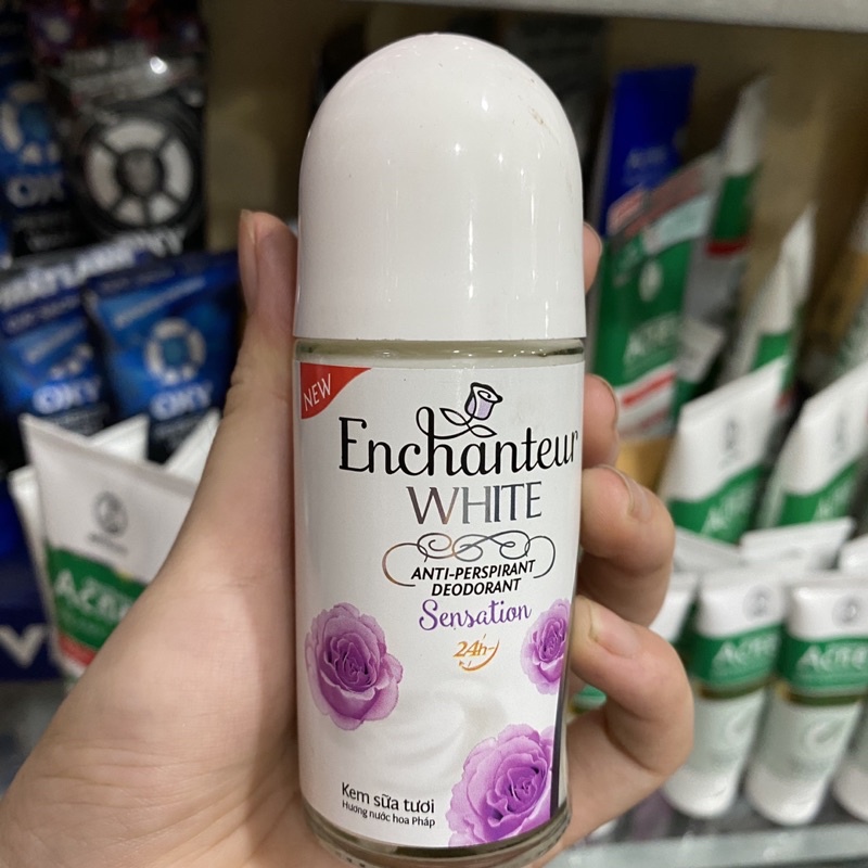 Lăn khử mùi trắng da Enchanteur White Sensation 50ml