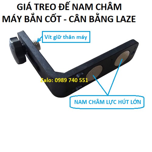 Giá treo máy cân bằng laze - đế nam châm