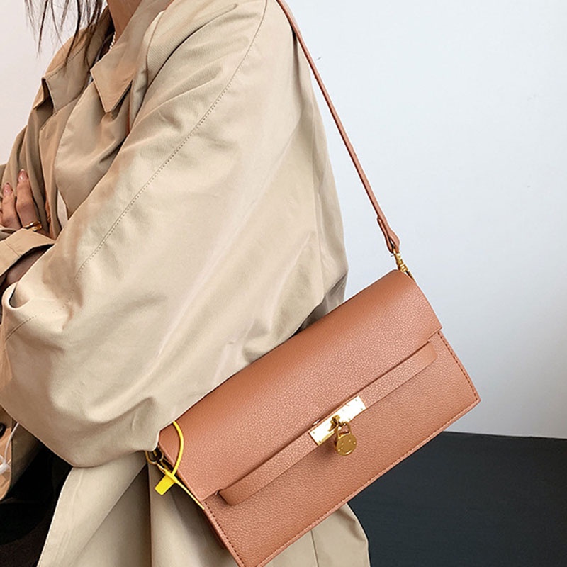 Túi đeo vai IELGY dáng vuông nhỏ thời trang cao cấp cho nữ