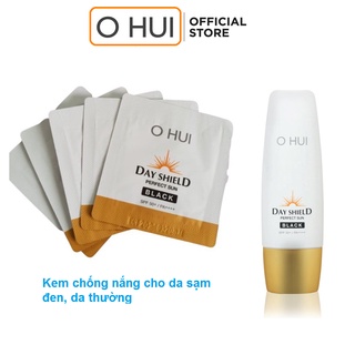 [Hàng công ty] Gói kem chống nắng cho da sạm đen da thường Ohui Day Shield Perfect Sun Black 1ml