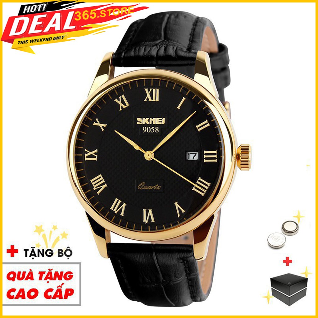 [Chính Hãng] Đồng Hồ Nam SKMEI 9058, Đồng Hồ Nam Dây Da, Sang Trọng, Lịch sự - 365.Store | BigBuy360 - bigbuy360.vn