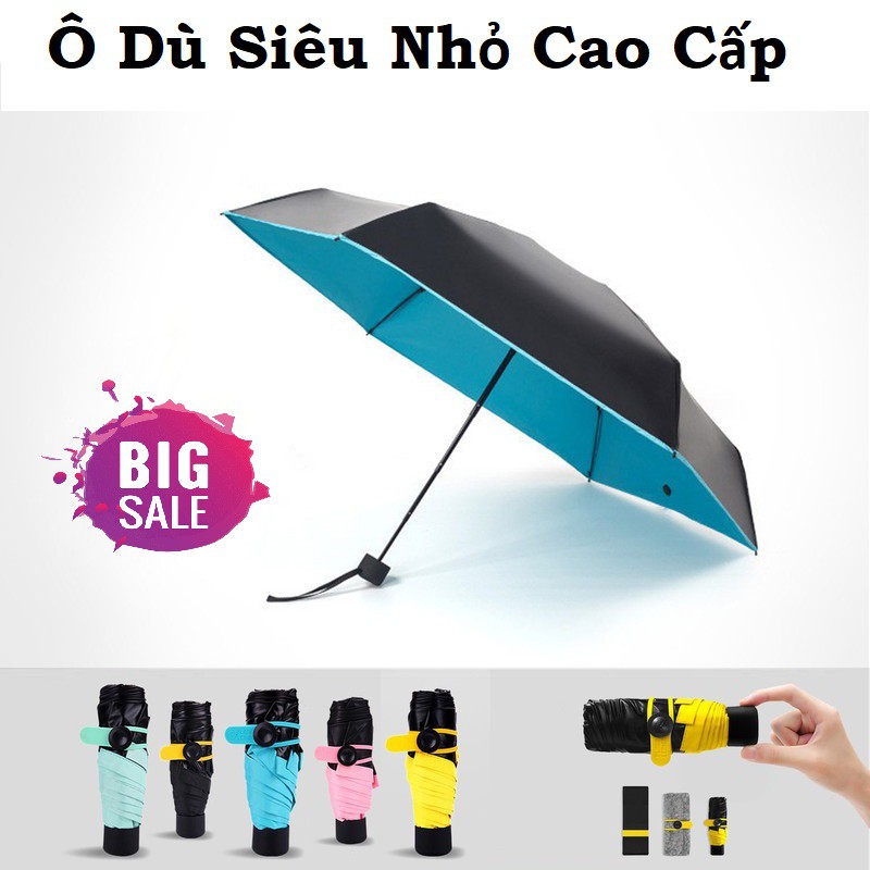 Ô dù gấp siêu gọn mini tiện dụng