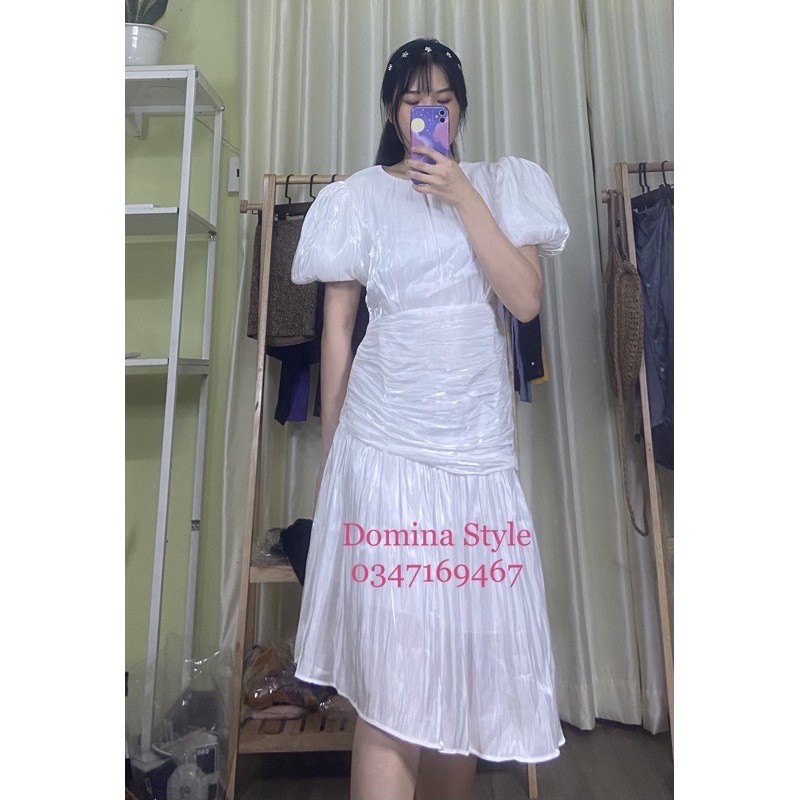 (SHIP 24H) Đầm Nhún Bóng Kiếng Dự Tiệc Siêu Sang | BigBuy360 - bigbuy360.vn