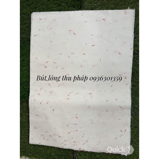 Giấy Dó vân hoạ tiết ép chìm