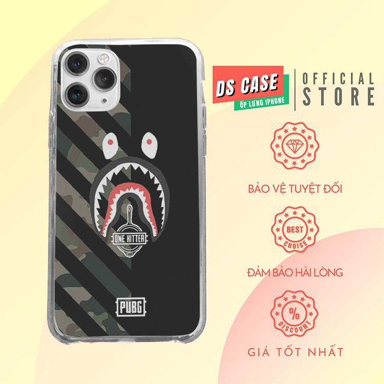 Ốp lưng Bape PUBG Sang cho iphone 6/7/8/Plus/X/Xs/XsMax/Xr/11/Pro/12Mini/12 PROMAX BAPPOD00107