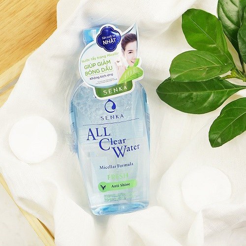 Nước tẩy trang Senka All Clear Water Micellar - Đủ loại chính hãng Nhật 70ml - 150ml - 230ml NPP Shoptido