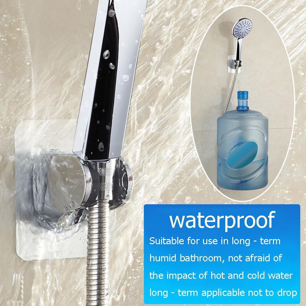 Adjustable Waterproof Adhesive Wall Mounted Shower Head Rack Bracket Holder