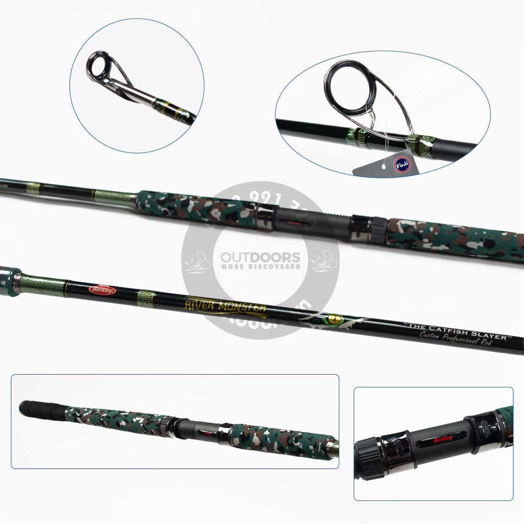 Cần câu máy Berkley River Monster RMS Khoen Pat Fuji 2m7/ 3m