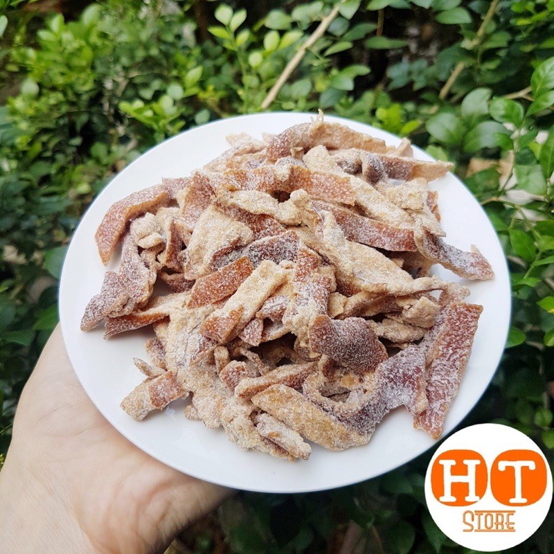 1 kg Mứt trần bì vỏ quýt chữa ho cực tốt