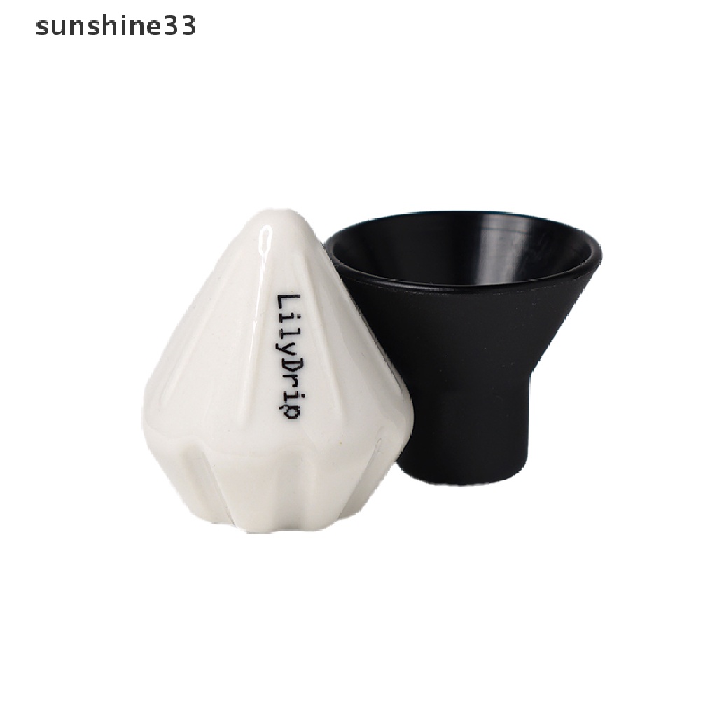 Dụng cụ lọc cà phê Lilydrip hình nón tương thích với hầu hết các bộ máy pha cà phê V60