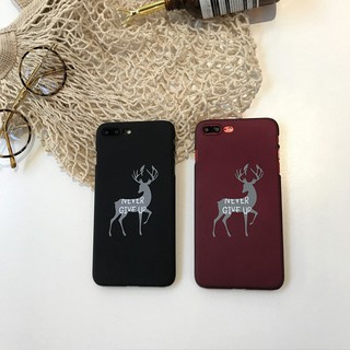 Ốp lưng điện thoại nhựa cứng iPhone 6 7 Plus hình con tuần lộc