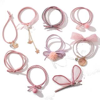 Set 9 dây buộc tóc xinh xắn dành cho nữ