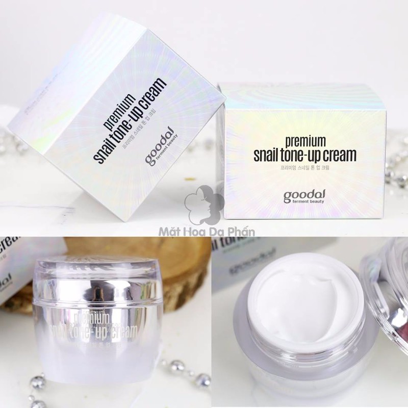 Kem ốc sên dưỡng trắng da Goodal Premium Snail Tone Up Cream 50g - BX0631