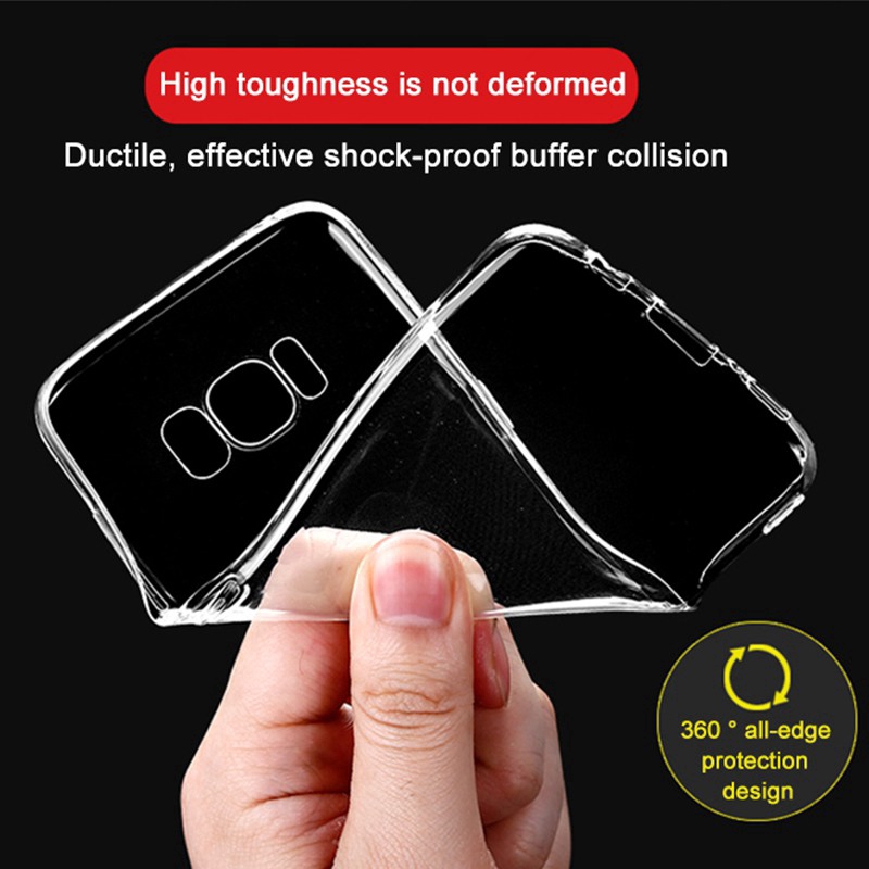 Samsung Galaxy J8 J6 J4 J7 J3 J5 J2 Pro Prime Core Plus 2018 2017  Soft TPU Clear Cover Case Shell