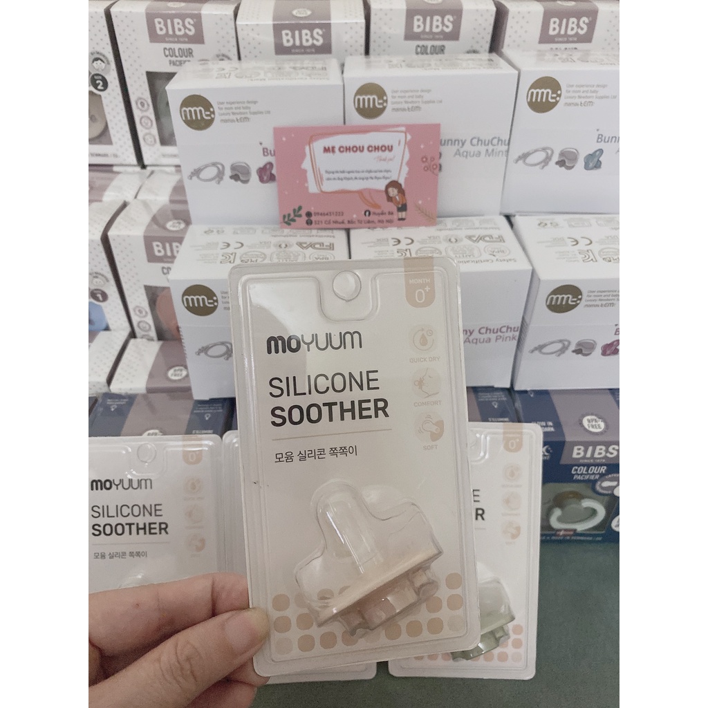 Ti giả Moyuum Hàn Quốc  silicon cao cấp, chống hô, chỉnh nha