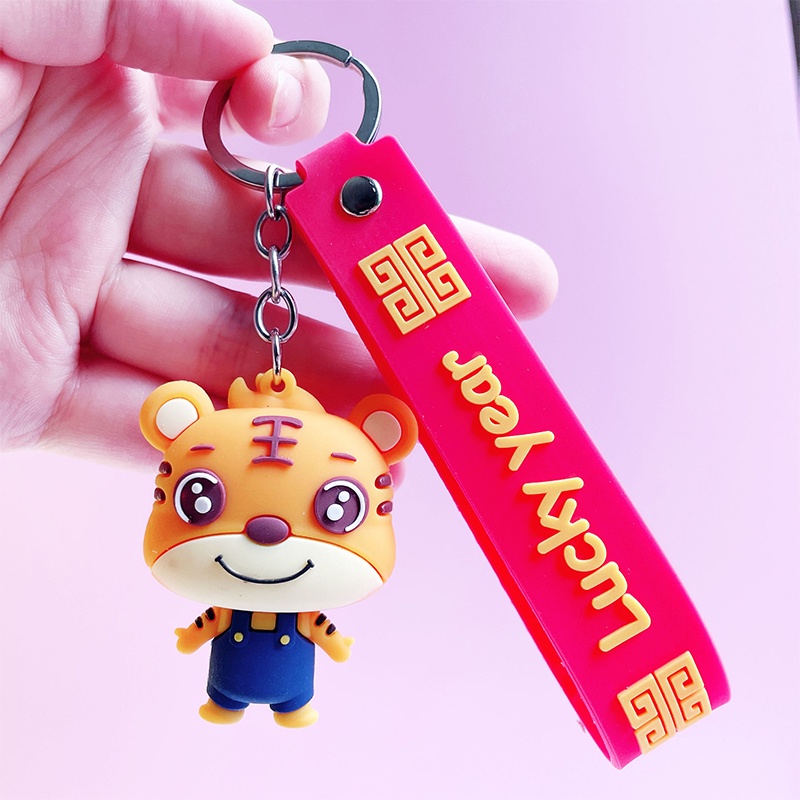 2022 Trang trí nhẫn chìa khóa năm mới Lễ hội mùa xuân phim AKKU