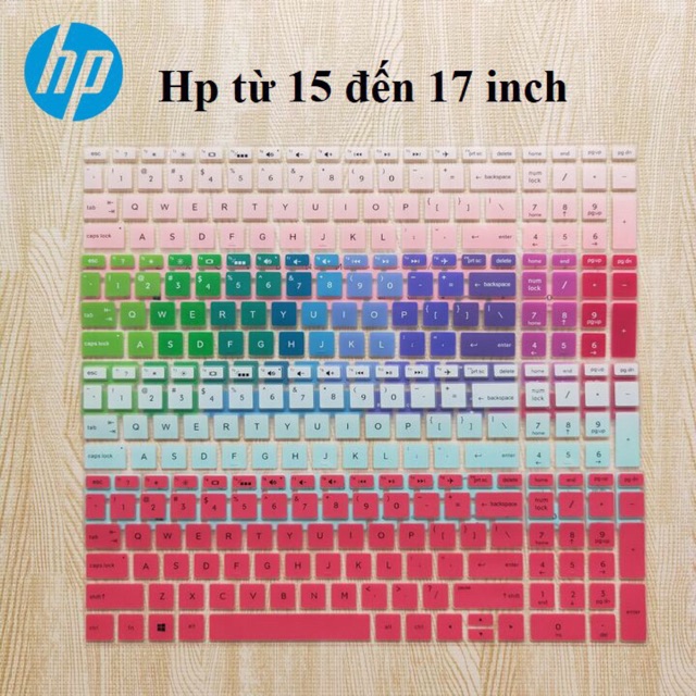 Tấm silicon bảo vệ máy tính HP 15 - 17 inch - phủ bàn phím silicon