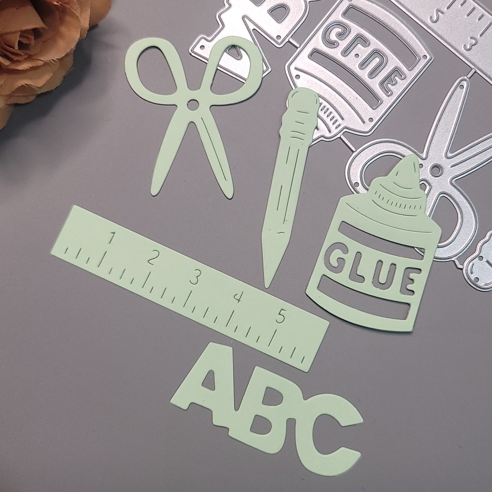 Khuôn Cắt Giấy Kim Loại Hình Văn Phòng Phẩm