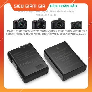 Pin máy ảnh Nikon EN-EL14 RAVPower RP-BC002