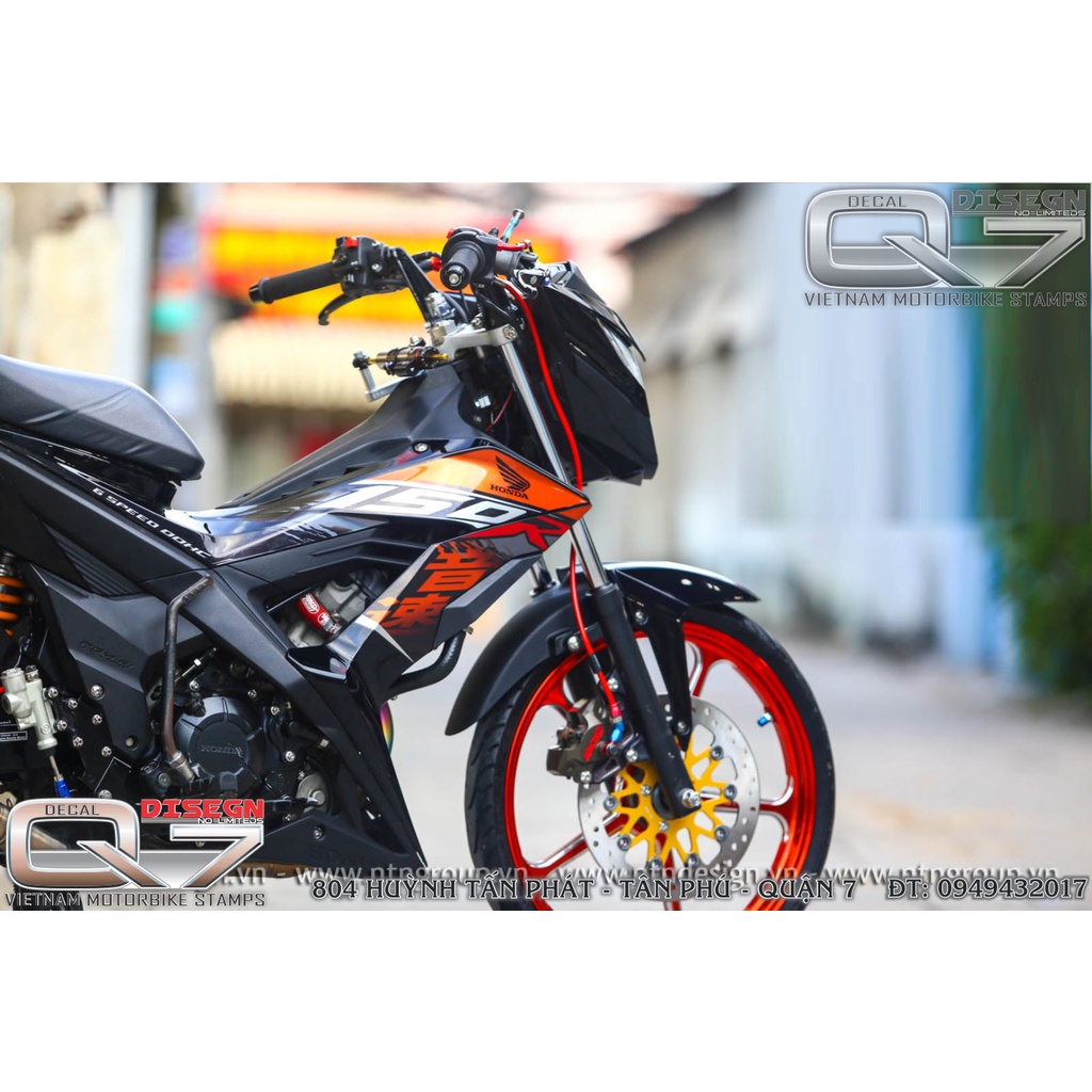 Tem Rời SONIC 150 Đen - decalq7