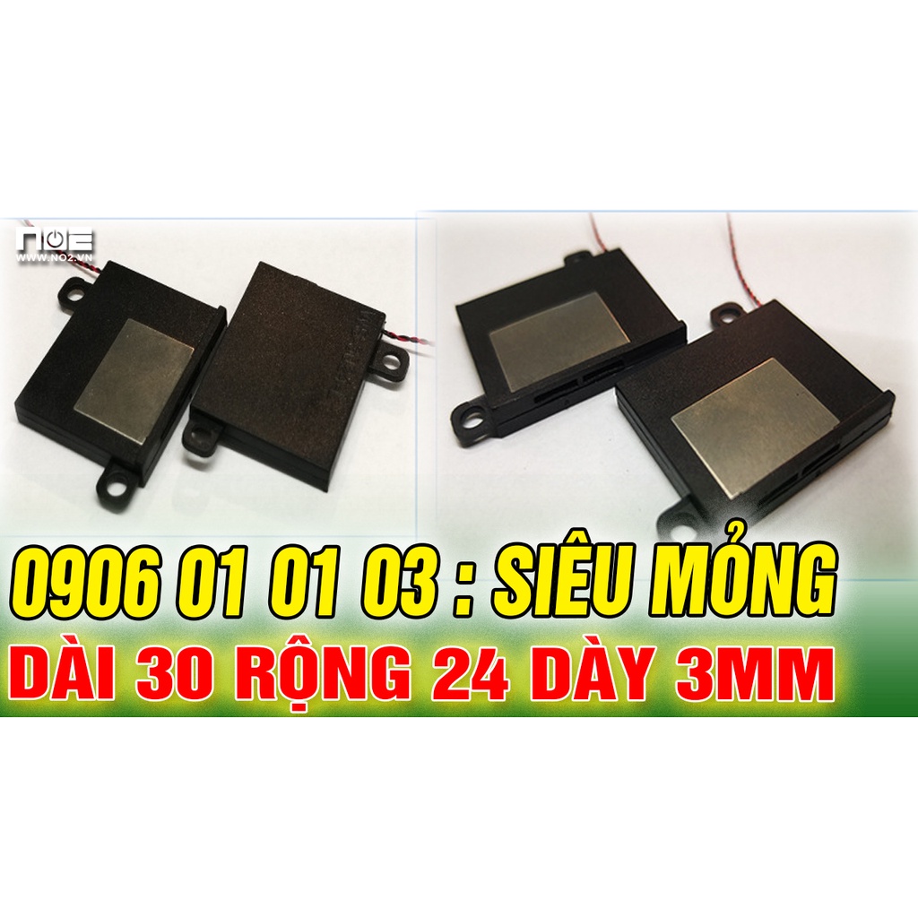 Loa độ laptop N8 , loa chế laptop siêu mỏng cho laptop đời cao, Dài 30 rộng 24 dày 2.5mm âm thanh siêu hay