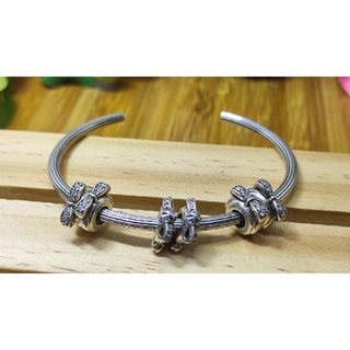 Charm chặn bạc 925 nơ