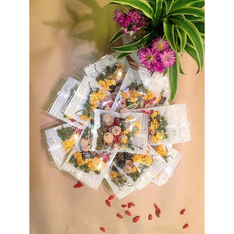 Trà an thần - trà tâm sen - ngủ ngon - giảm căng thẳng mệt mỏi - trà dưỡng nhan (gói 10gam)