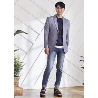 ÁO BLAZER NAM HÀN QUỐC MÀU XÁM XANH - YKC19652