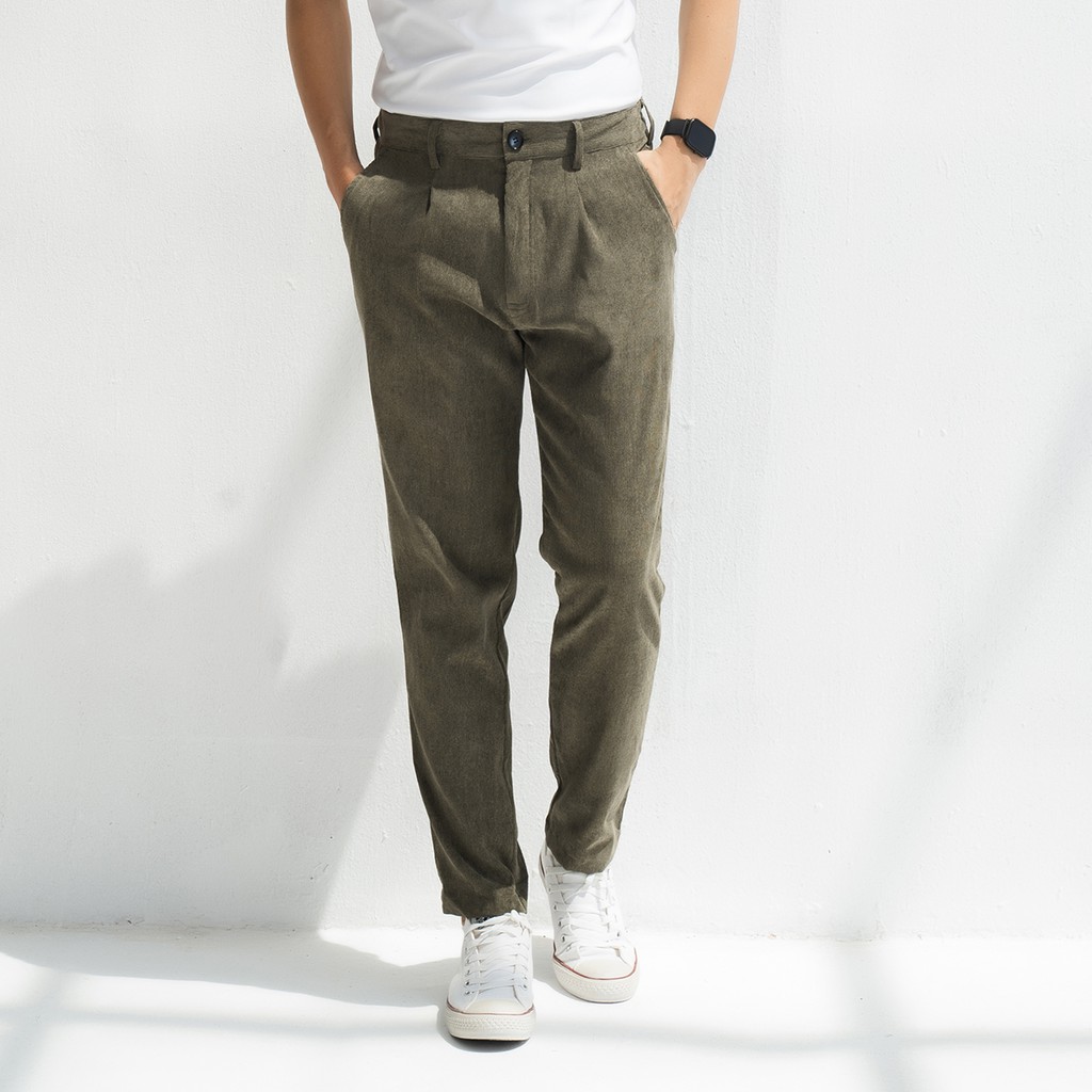 Quần Baggy Nam Chất Nhung Tăm R.M Menswear Phong Cách Trẻ Trung, Cá Tính, Ulzzang Hàn Quốc