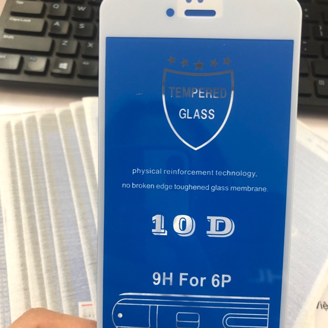 Cường lực 10D full màn iphone 6plus/6s Plus
