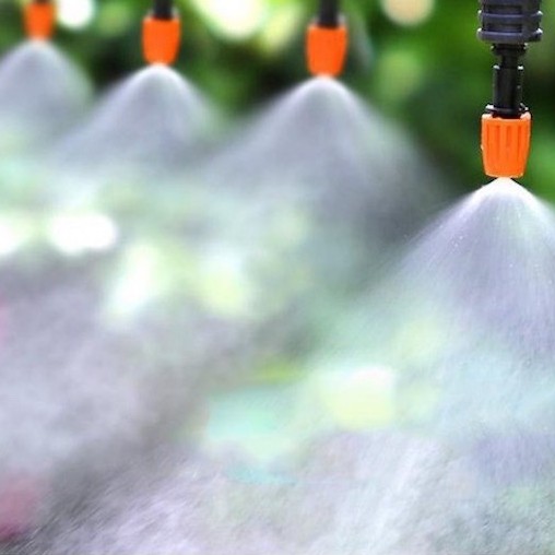 Bộ phun sương tưới cây tự động gồm 10,15,20m dây / 20 đầu Phun+khớp nối / 2 van nối