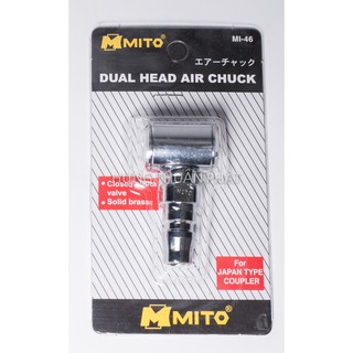 Dụng cụ bơm lốp xe 2 đầu mito - mi-46