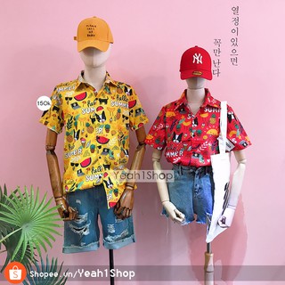 - Áo sơ mi hoạt hình chó Summer