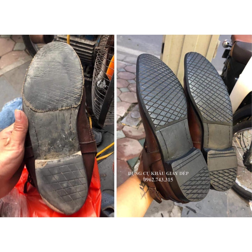 Thanh lý Cao su dán đế giày (bán lẻ 1 m, bề mặt vân trám)