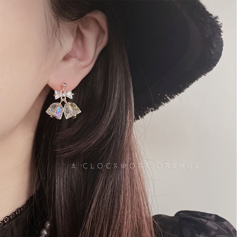 2022 Bông Tai Pha Lê Nơ