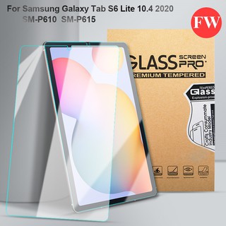 Kính cường lực Samsung Galaxy Tab S6 lite 2020 ( P610 / P615 ) trong suốt độ cứng 9H tặng kèm giấy lau màn hình