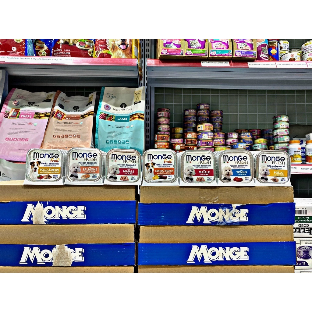 Pate Monge Cho Chó Mọi Lứa Tuổi - Nhập Khẩu Ý | Hộp 100gr