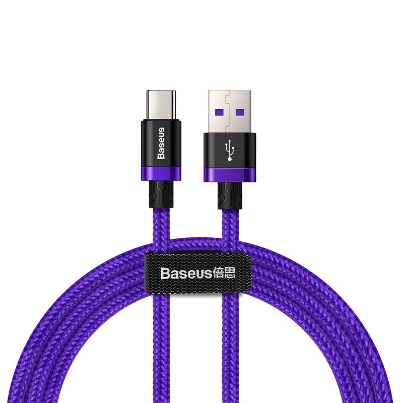 Dây cáp sạc nhanh thương hiệu Baseus 5A cổng USB - Type C chất lượng cao cho Huawei Mate
