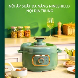 Nồi áp suất điện đa năng công nghệ Nhật bản bản Tiếng Việt , nồi nấu cháo chậm cho bé, nồi hầm. Bảo hành 06 tháng.