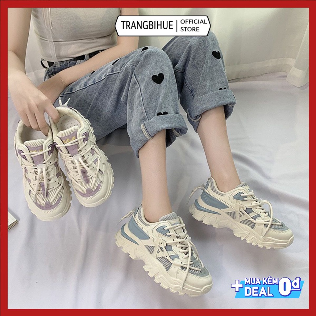 Giày Thể Thao Đế Độn Sneakers tăng chiều cao 6cm