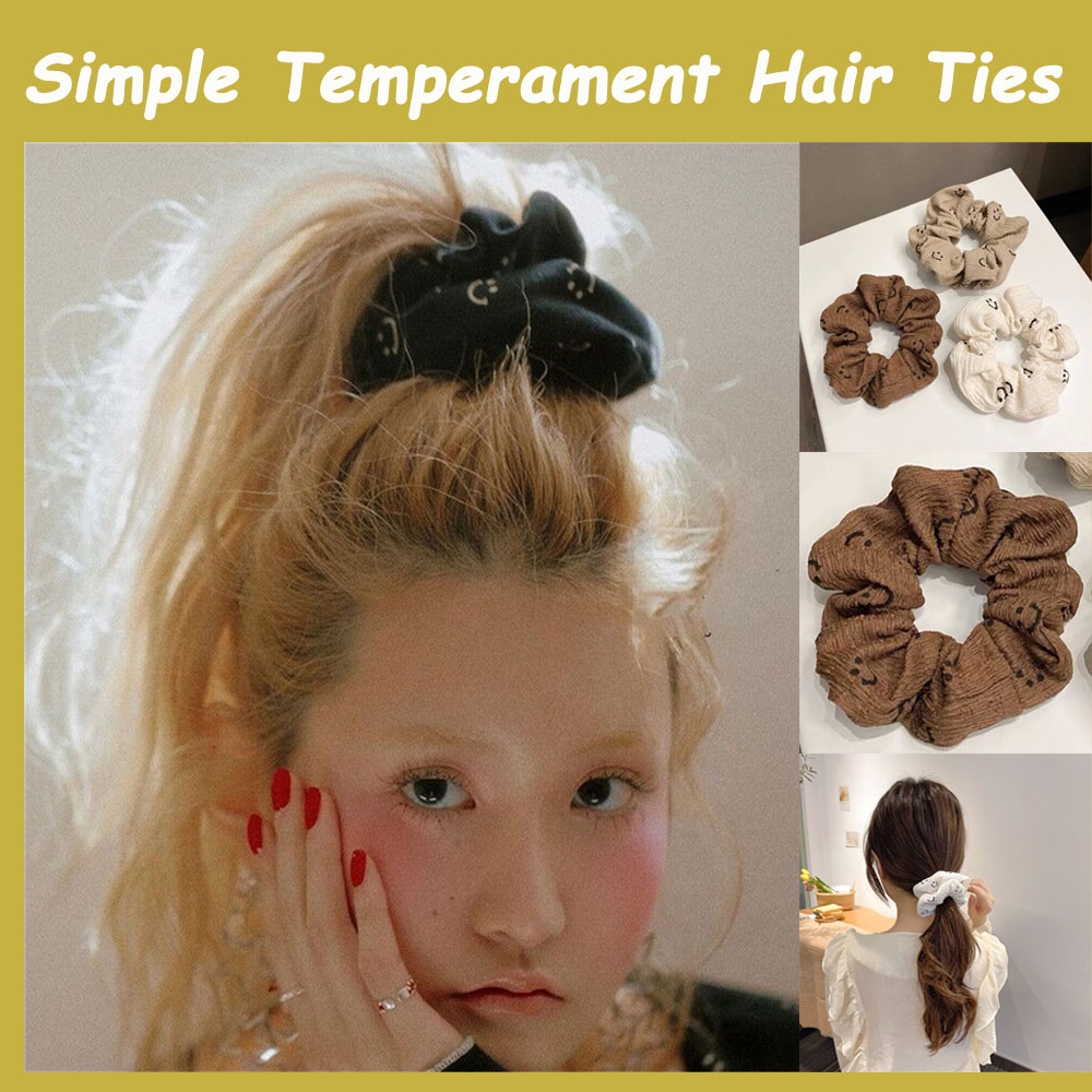 Dây buộc tóc cao su co giãn phong cách cổ điển thanh lịch thời trang cao cấp cho nữ