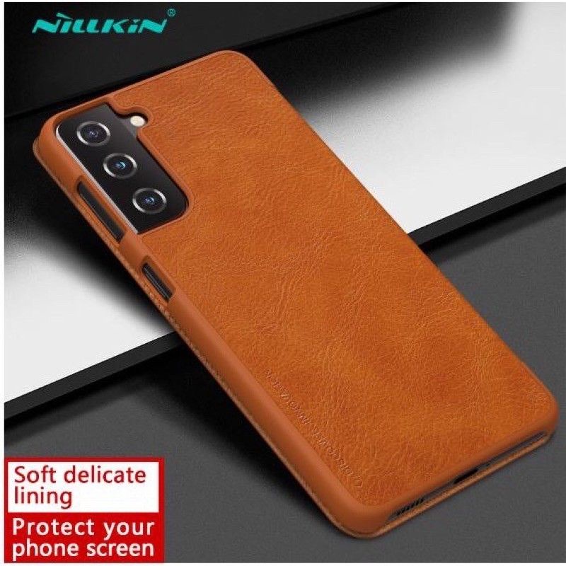 Bao da Nillkin QIN cho samsung Galaxy S21 Plus/ S21+/ S21 Ultra/ S21/S21 Fe 5G Có khe nhét thẻ