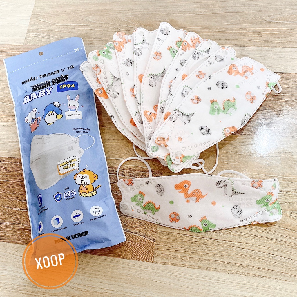 Sale !!! Khẩu Trang Y Tế Thịnh Phát Baby TP94 - Made In Việt Nam-[Sét 10 Chiếc] Shop Phúc Yến (SP001823 )