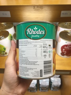 đào ngâm rhodes